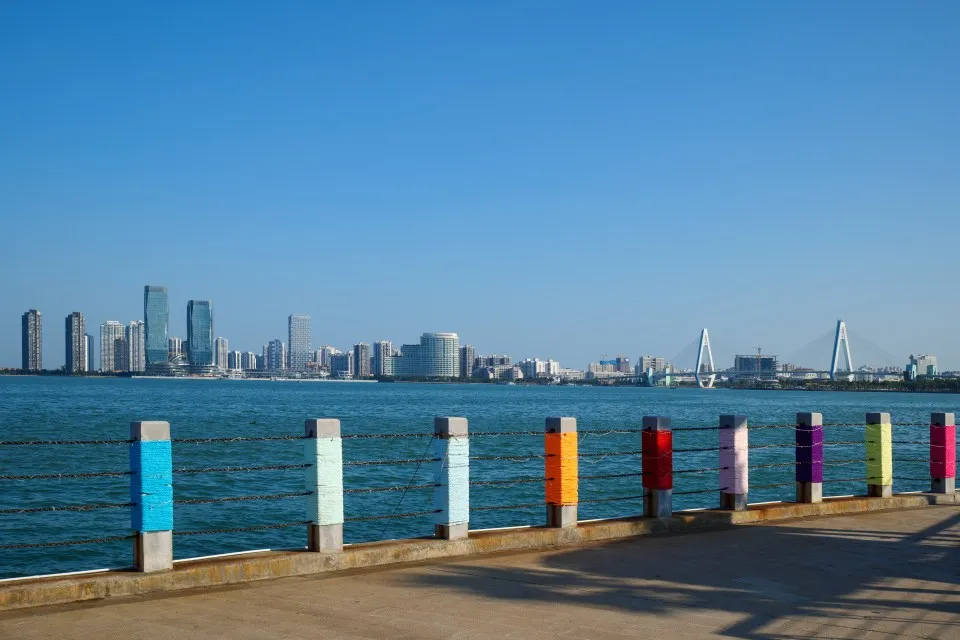 Haikou coastal promenade